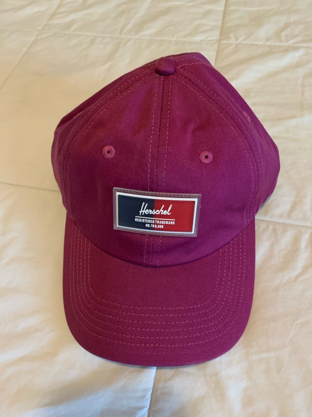 Herschel Supply Company Logo Cap - Berry Rose